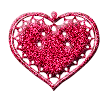 Gif animé coeur rouge